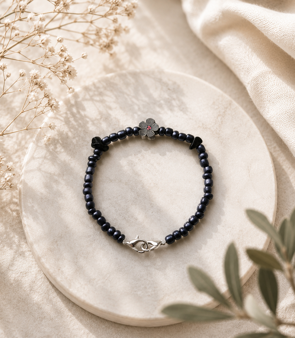 Blume Lo 2 / 16 cm / Schwarz